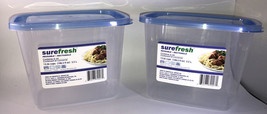 2-13.56 Cup/108 oz ea Sure Fresh Dry/Cold/Freezer Food Storage Containers W Lids - $18.69