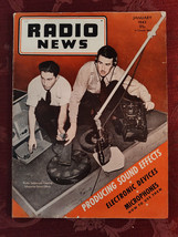RADIO NEWS Magazine January 1943 Producing Sound Effects - £12.68 GBP