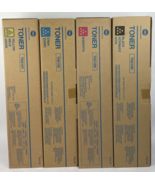 4 New Sealed Genuine Konica Minolta TN210C TN210Y TN210M TN210K Toner Ca... - $1,821.75 MXN