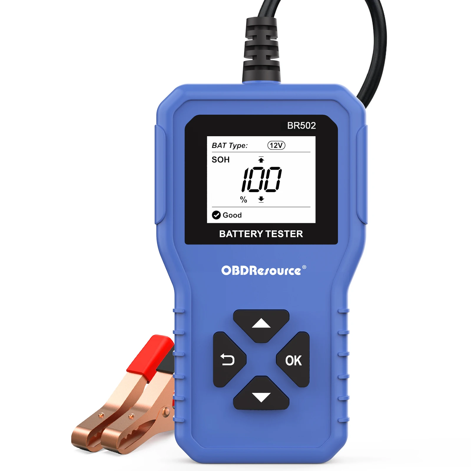 OBDResource Car Battery Tester 6V 12V 24V BR502 OBD2 Battery System Detect Auto  - £88.86 GBP