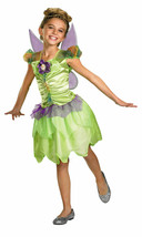 Official Disney Tinker Bell Child Halloween Costume Girl&#39;s Size Medium 27170K - £17.94 GBP