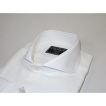 Men's Shirt Charles TYRWHITT 100% Cotton Cut-away Collar CHT-23 White Pique image 5
