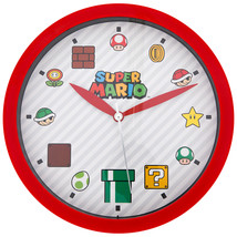 Super Mario Bros. Icons Wall Clock Red - £25.15 GBP