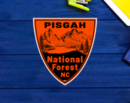 Pisgah National Forest Decal Sticker North Carolina 3.75&quot; Vinyl Orange - £4.16 GBP