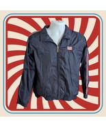 Vintage Lavon Retro Red White Blue Nylon Zipper Windbreaker Jacket Unise... - $170.88 MXN