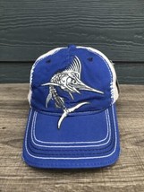 Vintage Fishing Trucker Mesh Snapback Sword Fish Hat Cap Q3 Adjustable NWT - £13.61 GBP