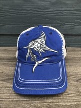 Vintage Fishing Trucker Mesh Snapback Sword Fish Hat Cap Q3 Adjustable NWT - £13.55 GBP