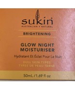 GLOW NIGHT BRIGHTENING MOISTURISER | 50ml  Sukin - $29.04