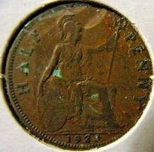 1928 Great Britain-Half Penny-Fine detail - £1.19 GBP
