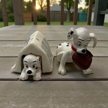 2 Vintage 101 Dalmatians Disney figurines/ornament- London Herald Disney 3” - $10.89
