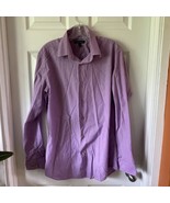 Banana Republic Shirt Men’s M Medium Stretch Slim Fit Purple Button Up C... - £9.95 GBP