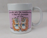 Vintage Hallmark Shoebox Greetings Friends Are The Marshmallows 3.75&quot; Co... - £9.34 GBP
