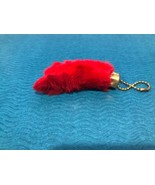 LUCKY RABBITS FOOT KEY CHAIN (RED) - $140.31 MXN