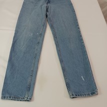 Vintage Levi's 550 Relaxed Fit Tapered Leg Women's 10L (28x31) Blue Denim Pants image 13