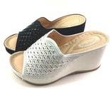 Atalina DW3098 High Wedge Embellished Slip On Sandals Choose Sz/Color - $54.00