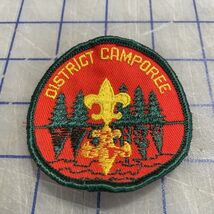 Vintage BSA Patch Boy Scouts Of America  Patch District Camporee Texas 1... - $9.12 CAD