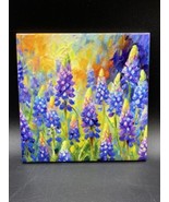 Katy Imhoff of Katy Tiles, Inc. Texas Bluebonnets 6” x 6” Ceramic Tile T... - €51,58 EUR