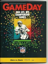 1984 NFC Championship game  Program Bears 49ers - £61.78 GBP