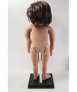 Vintage 2007 MY TWINN 23&quot; Inch Nude Poseable Doll Dark Brown Hair Red Br... - £92.02 GBP