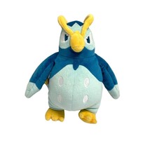 Pokemon Plush Stuffed Animal Toy 2007 Jakks Pacific Blue Owl Nintendo Prinplup S - £15.58 GBP