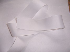 20 Yds 1 1/2" Width White Grosgrain Ribbon Trim Jackets, Suits Crafts Decor - $8.50