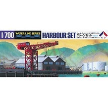 HASEGAWA Harbour Set 1/700 Waterline Crane Japanese Plastic model Japan - $20.67