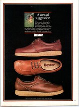 1981 Dexter Shoe Company New Waves Moccasin Vintage Print Ad 80s Fashion... - $10.97