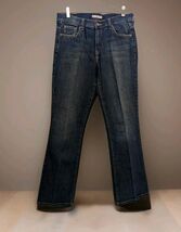 Levis 515 Boot-Cut Mid-Rise Stretch Distressed Blue Jeans Womens Size 10... - $16.82