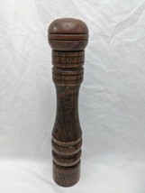 Brown Wooden 10&quot; Salt And Pepper Shakers - £31.64 GBP