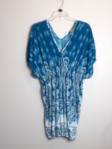 Jessica Taylor Women&#39;s Tunic Style Blouse Blue Green 1X NWT - $15.84