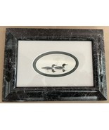 Signed Kevin McBride Framed/Matted Loons Swimming Print Osprey Nest Art ... - $61.83 CAD