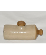 Vtg Stoneware Hot Water Bottle Foot &amp; Bed Warmer Antique Foot Bed Linen ... - £39.92 GBP