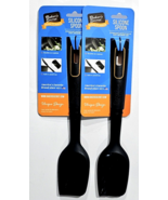 2 Pack Baker&#39;s Secret Silicone Spoon Enhanced Performance Doubles As Spa... - £20.69 GBP