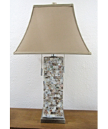 Pier 1 Cannon Seashell and Crystal LED Table Lamp with Shade  - $351.79 CAD