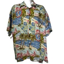 kahala hawaiian waikiki surf riders button up shirt Size XL - £23.31 GBP