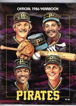 1986 Pirates Official Yearbook Three Rivers Stadium Mlb Baseball Bonds Bonilla - £42.84 GBP
