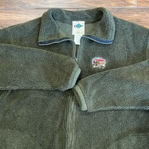 Vintage Grand Canyon Fleece Jacket XL Green EXP Designs Made in USA - £28.92 GBP