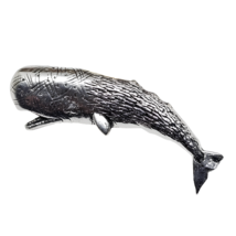 Broche de ballena con insignia de peltre, cachalote, mamífero marino,... - £7.18 GBP