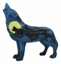 Alpha Wolf Spirit Collection Howling Cries Of The Full Moon Night Statue Decor - £21.57 GBP