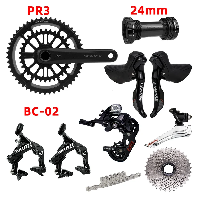 Sensah Empire 2x11 Speed 22s Road Bicycle Groupset Shifter Derailleur Onirii Bik - $482.45