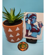 (4.5 Inches) Aayla Secura #3 - Water-Resistant Vinyl Sticker - $5.99
