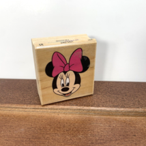 All Night Media Minnie Face Disney 540-D01 Rubber Stamp Wood - £7.72 GBP