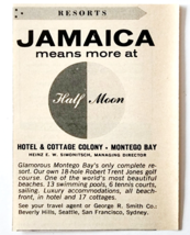 1969 Jamaica Half Moon Hotel Advertisement Montego Bay Vintage Resort Tr... - $19.99