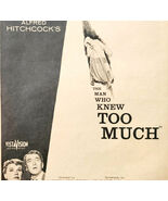 1956 The Man Who Knew Too Much Movie Advertisement James Stewart Hitchco... - €25,60 EUR
