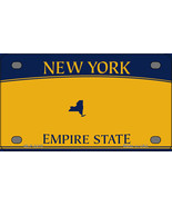 New York State Blanks Novelty Mini Metal License Plate Tag - $20.44 CAD