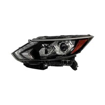 Headlight For 2018-2020 Nissan Rogue Driver Side Black Chrome LED Clear Lens - £815.14 GBP