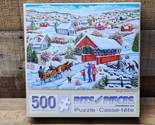 Bits &amp; Pieces Jigsaw Puzzle - “Sleigh Ride Home” 500 Piece - SHIPS FREE - $18.79