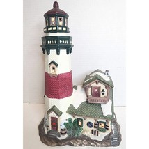 Santa&#39;s Workbench Victorian Canoe Point Lighthouse 1999 #479-4780 ILLUMINATED - $27.64