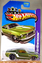 2013 Hot Wheels #232 HW Showroom-Muscle Mania ‘69 FORD MUSTANG Green w/BlkPR5Sp - £7.63 GBP