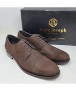 Marc Joseph Mens Dowing St Brown Oxford Dress Shoe Size 9.5 M - £29.75 GBP